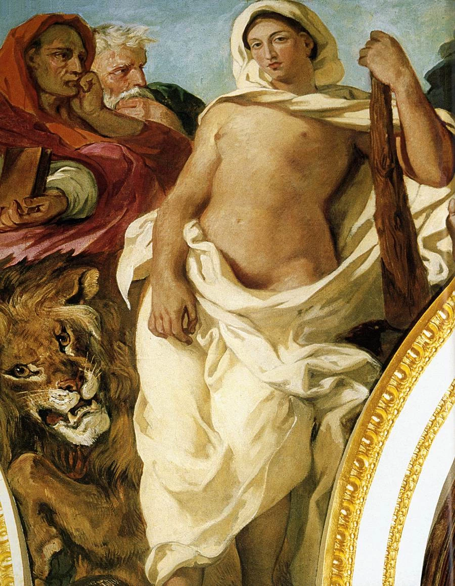 La Giustizia - dettaglio, Salon du Roi, Palais Bourbon, Paris